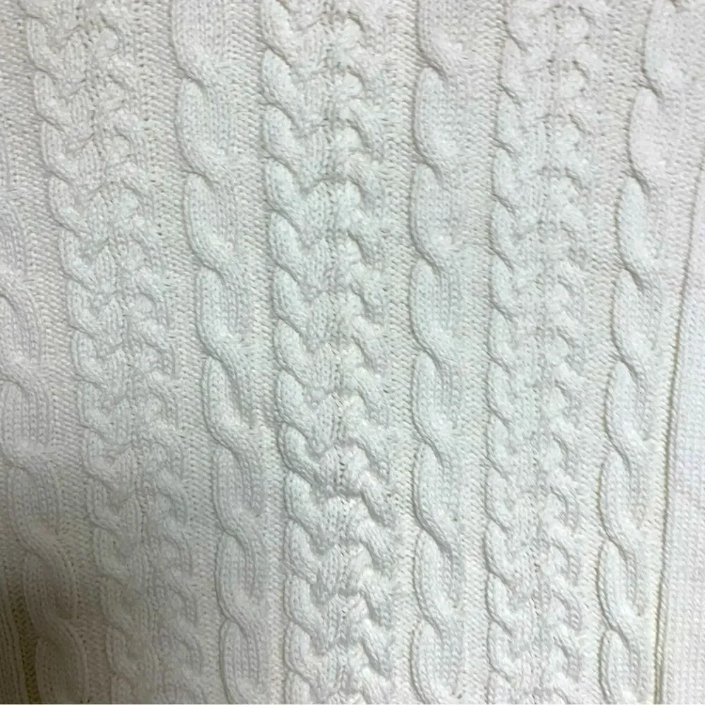Gymboree White Holiday Boy’s 7 Sweater Knit Cowl Neck Preppy Cardigan Photos
